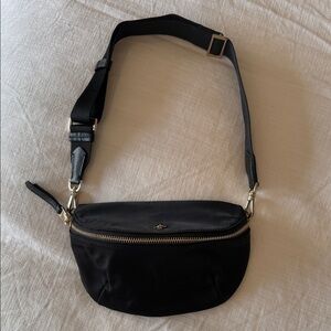 Kate Spade Taylor Medium Black Belt Bag with Adjustable Strap